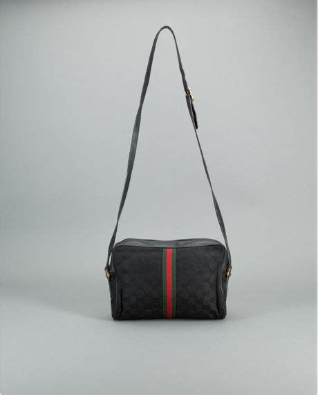 pre owned gucci crossbody bag|gucci crossbody with striped strap.